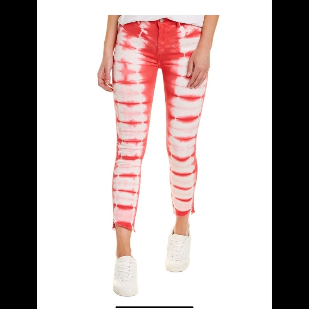 DL 1961 Mid Rise Skinny Sunrise tie dye 25 NEW